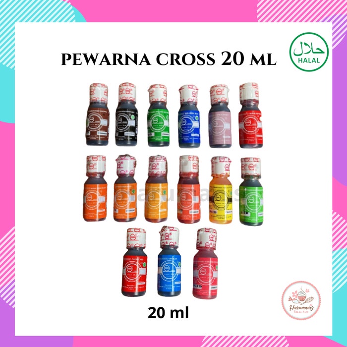 

Ready" Pewarna Makanan Cross 20 Ml