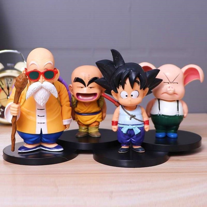 Pvc Bandai Anime Figures Dragon Ball Oolong Master Roshi Toys