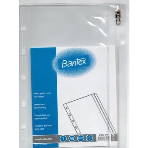 

BARANG TERLARIS Bantex Zip Pocket A5 Size 2070 ISI 10pcs