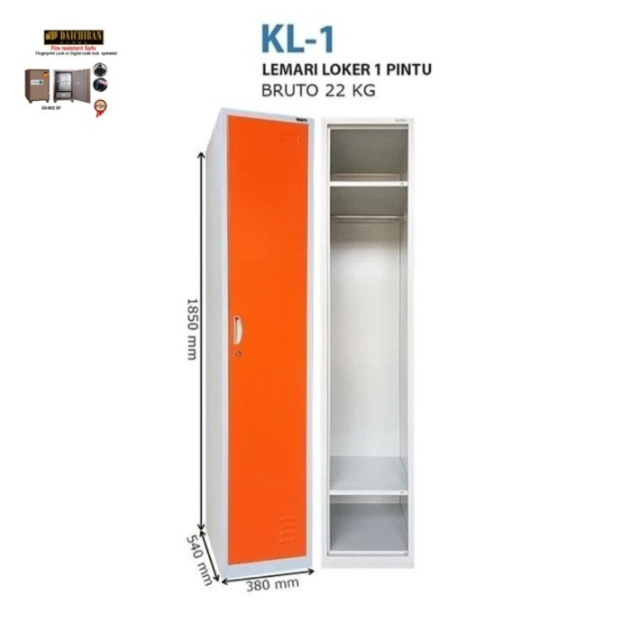 

BARANG TERLARIS Locker -Loker Besi KOZURE KL-1 Freee ongkir wilayah Jak-Tang