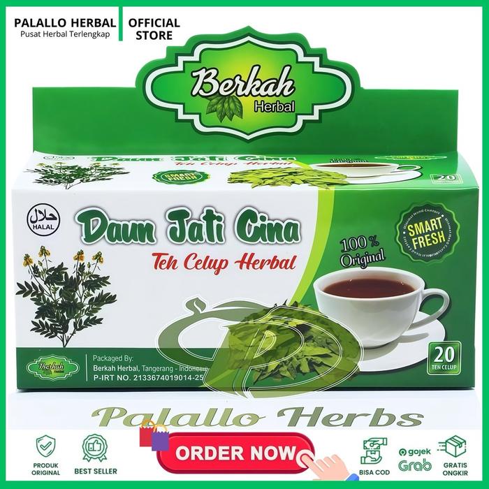 

Paket 6 Box Teh Celup Jati Cina Berkah Herbal Per Box Isi 20 Kantong Teh Celup Air Daun New