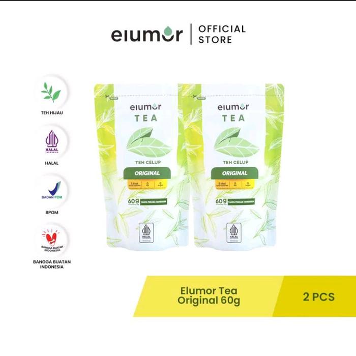 

Paket 2 Pcs Minuman Original Elumor Tea Isi 60 Kantong Teh Terlaris
