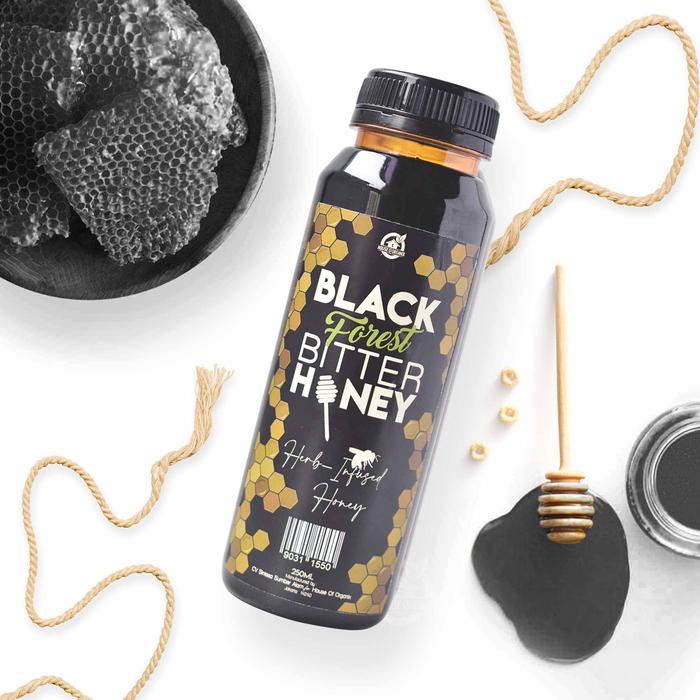 

BARANG TERLARIS House Of Organix Black Forest Bitter Honey (Madu Hitam Pahit) 250 ml madu propolis