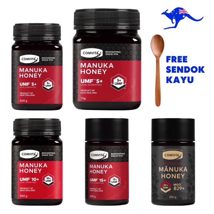 

BARANG TERLARIS Comvita Manuka Honey UMF 20 20+ 250gr 250g 250 g gr 15 15+ 5 5+ 10 10+