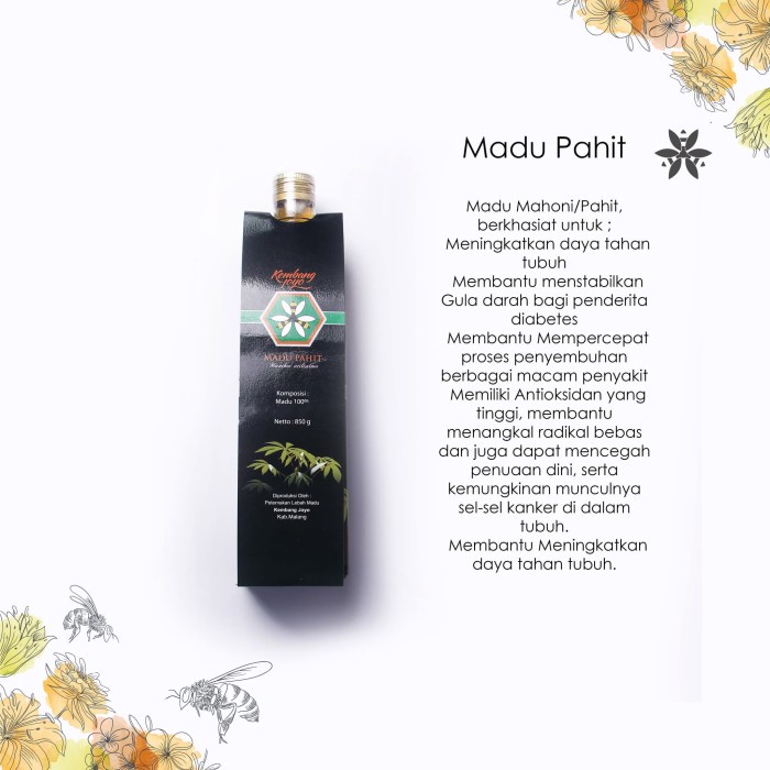 

BARANG TERLARIS Madu Kembang Joyo Madu Pahit 660 ML