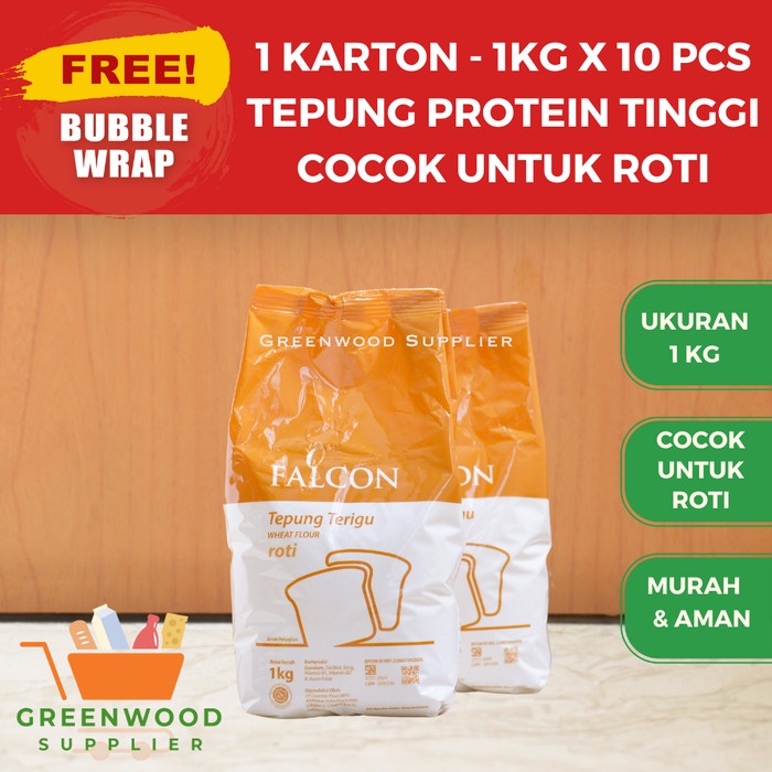 

SALE !!! FALCON TEPUNG TERIGU KHUSUS ROTI - 1 CTN (EKSPEDISI) READYY