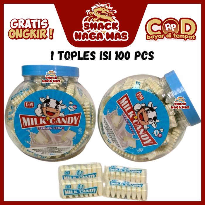 

DSM MILK CANDY PERMEN SUSU [1 TOPLES ISI 100]