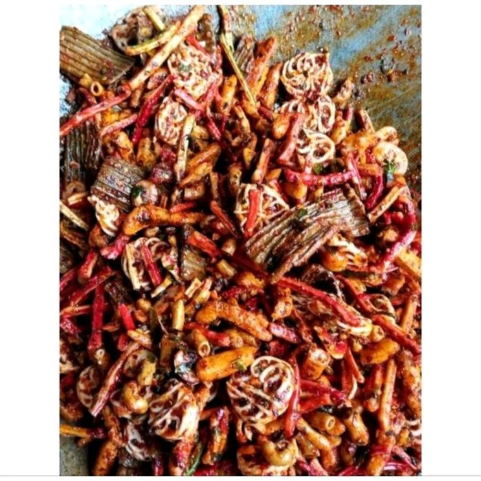 

seblak campur kering bumbu pedas daun jeruk/ aneka seblak kering/mix 1kg Food Snacks Spices