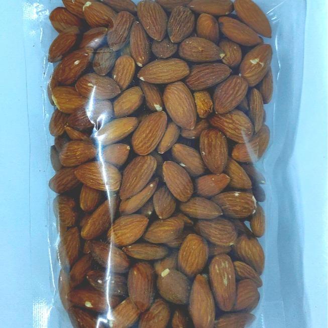 

250gr Roasted Almond Premium - Kacang Almond Panggang Kupas - Oven - Matang - Size Besar 27-30 Rasa