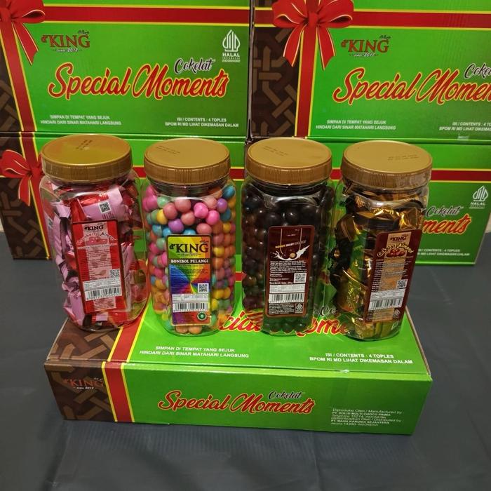 

dKing Special Moments - Paket Coklat Bonibol - Paket Cokelat dKing isi 4 toples