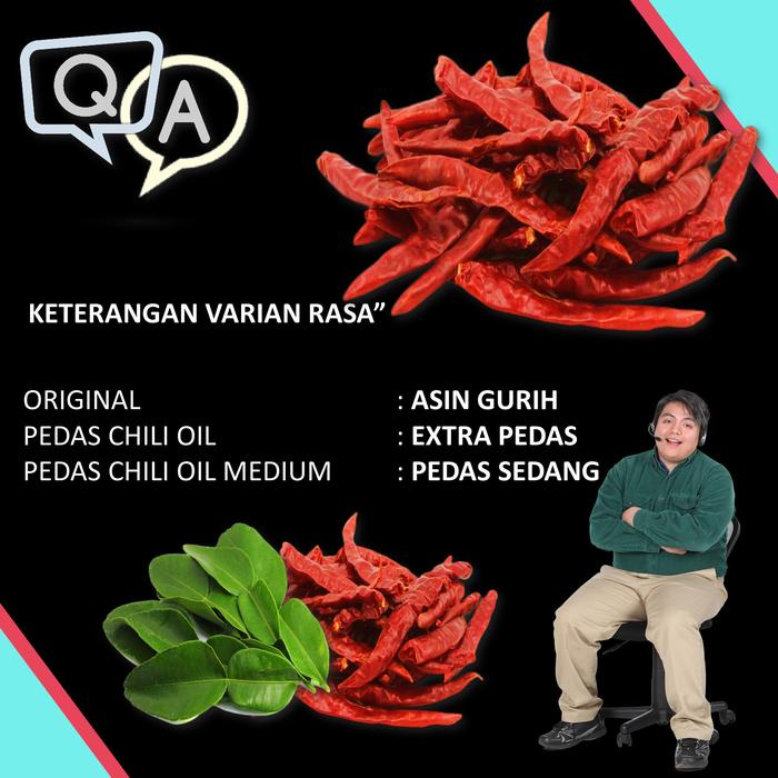 

500gram - SiCudla SEBLAK BETON RENYAH - Pedas Chili Oil - EXTRA PEDAS