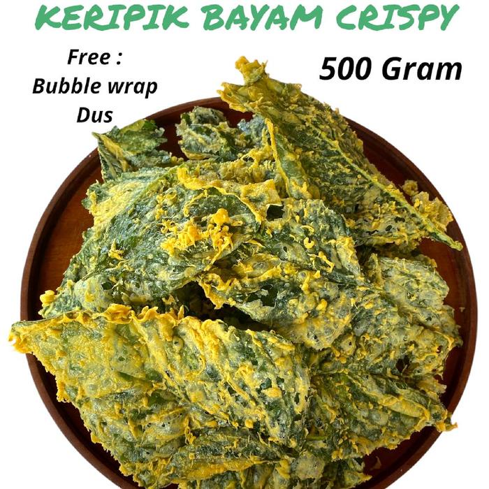 

KERIPIK BAYAM SUPER CRISPY 500 GRAM CEMILAN
