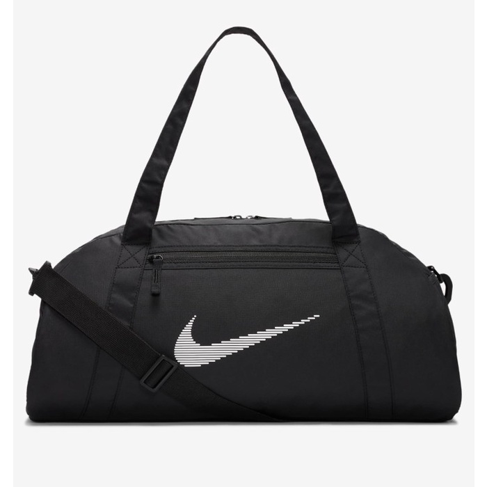 Grosir (100% Original) Nike Gym Club Duffle Bag Black White Tas Duffel Sling