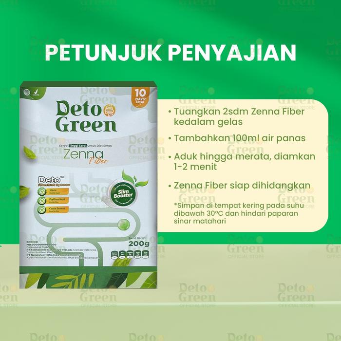

Terbaru!! Detogreen Zenna Sereal Rendah Lemak Stevia 200 Gram - 3Pcs - Food Cod