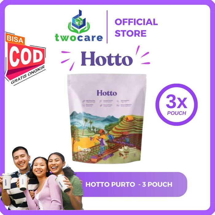 

Ready Stock Bundling Hotto Purto Multigrain With Purple Potato 3 Pouch Isi 48 Sachet Cod
