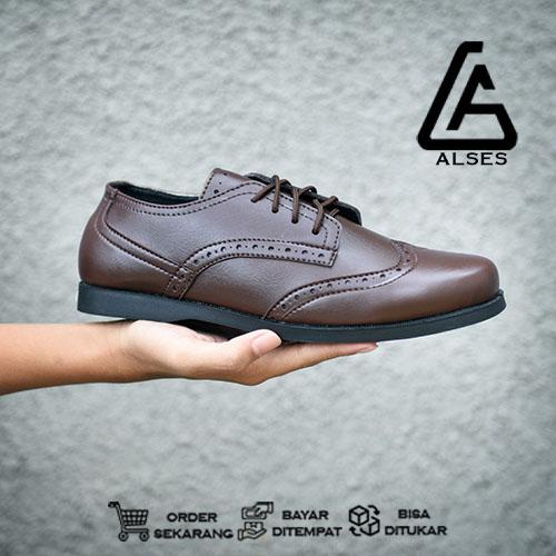 Diskon Vrn - Sepatu Formal Pria Casual Kantoran Nikahan Kulit Syntetis Original Sepatu Pantofel Pria