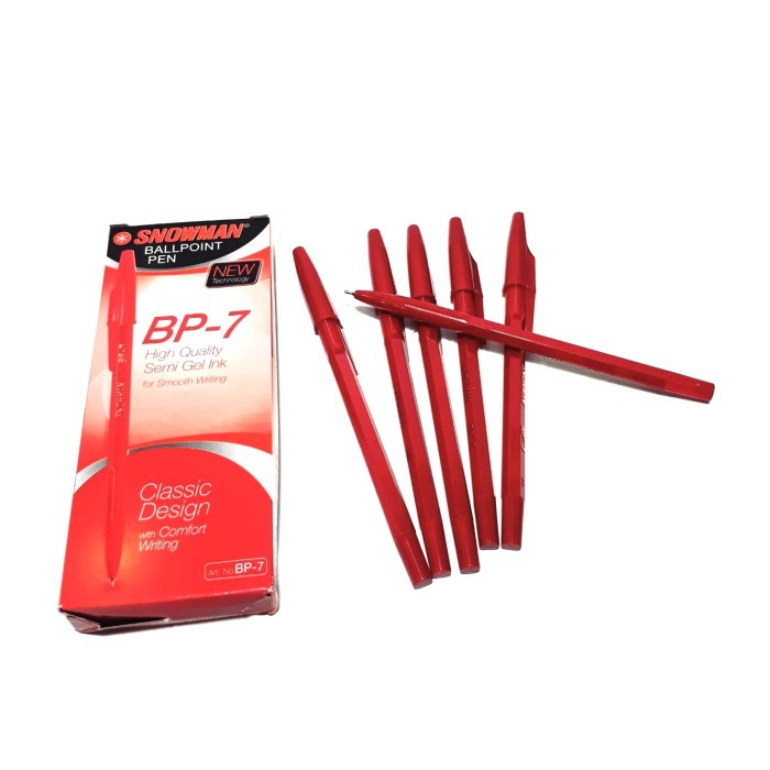 

Sale Terbatas Harga Grosir (1Dus/144Pcs) Pulpen Snowman Bp-7 Original