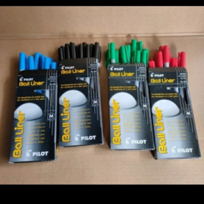 

Best Seller Pulpen/Ballpoint/Pen Ball Liner Pilot ( 1 Pack Isi 12 Pcs )
