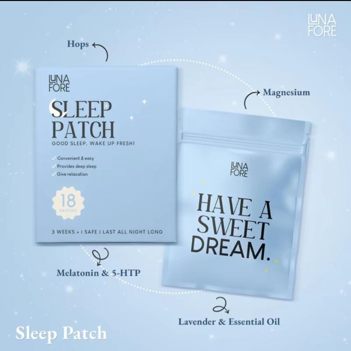 lunafore sleep patch original/sleep patch/koyo bantu susah tidur