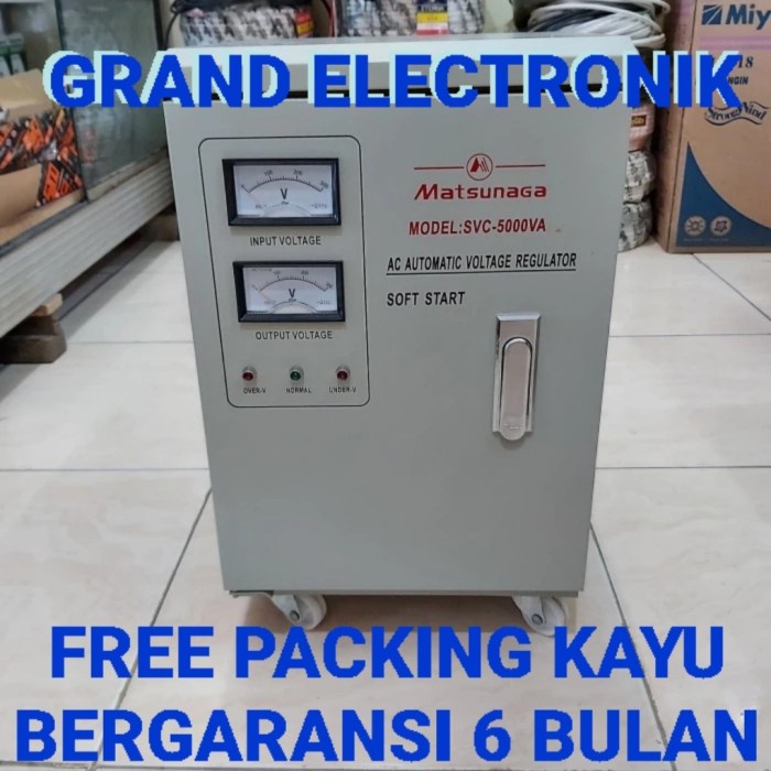 stabilizer listrik MATSUNAGA 5000wat 5000va 5000watt stavol