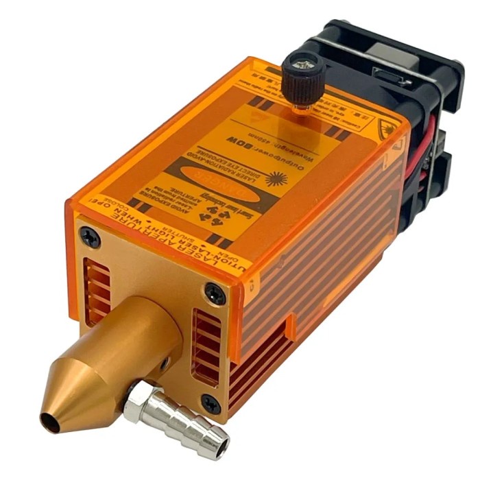 80W/40W laser module laser head 450nm blue light for laser engraving