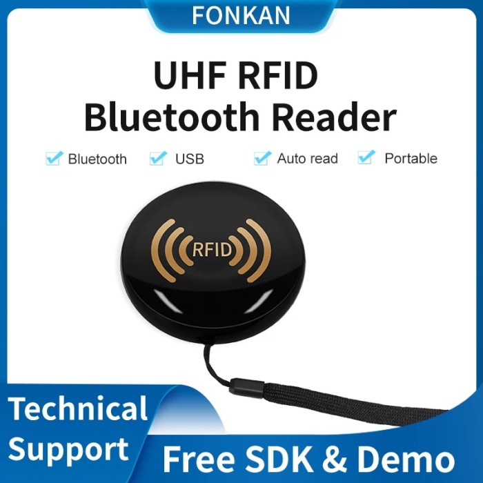 Portable UHF RFID Reader EU US Frequency UHF RFID Handheld Reader