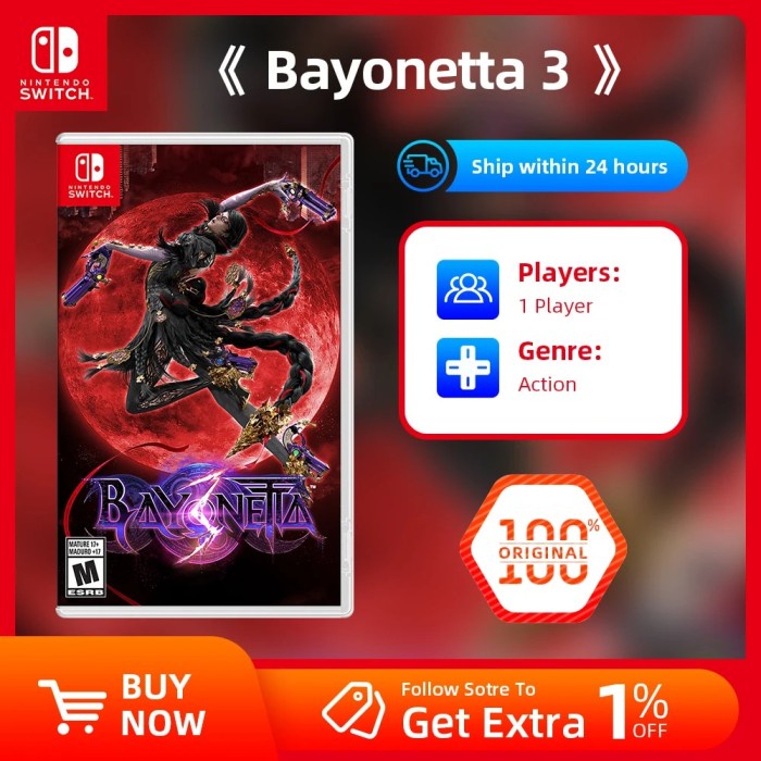 Switch Game Deals - Bayonetta 3 -