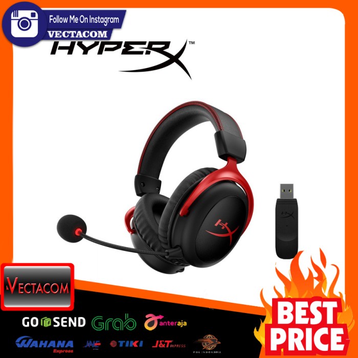 Headset Gaming HyperX Cloud II Wireless - Gaming Headset