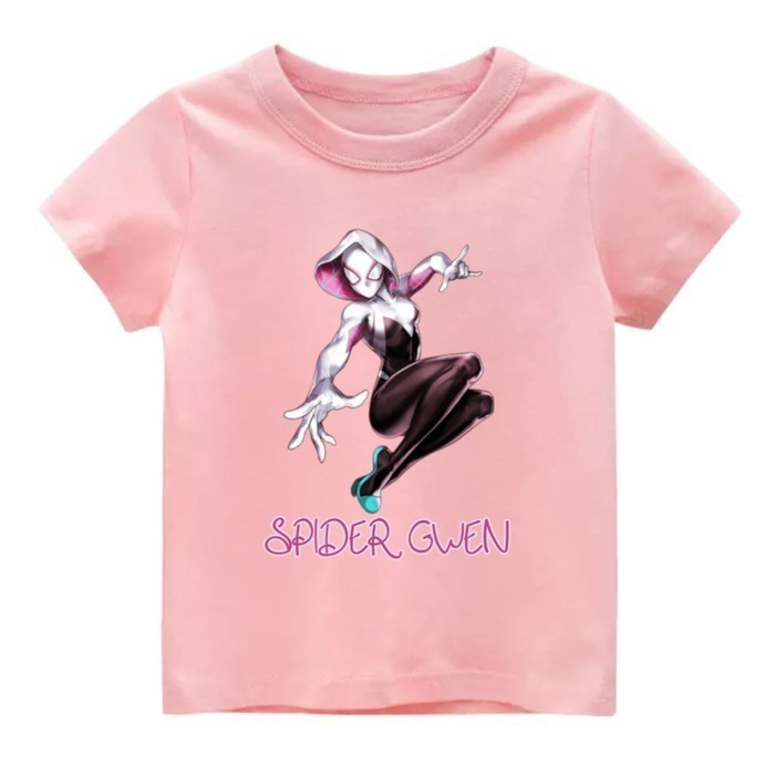UNI KIDS - BAJU KAOS ANAK PEREMPUAN SPIDERMAN GWEN STACY