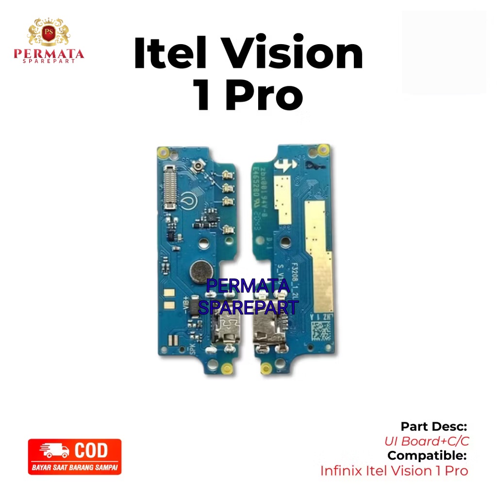 PAPAN CAS INFINIX ITEL VISION 1 PRO | KONEKTOR CAS HP