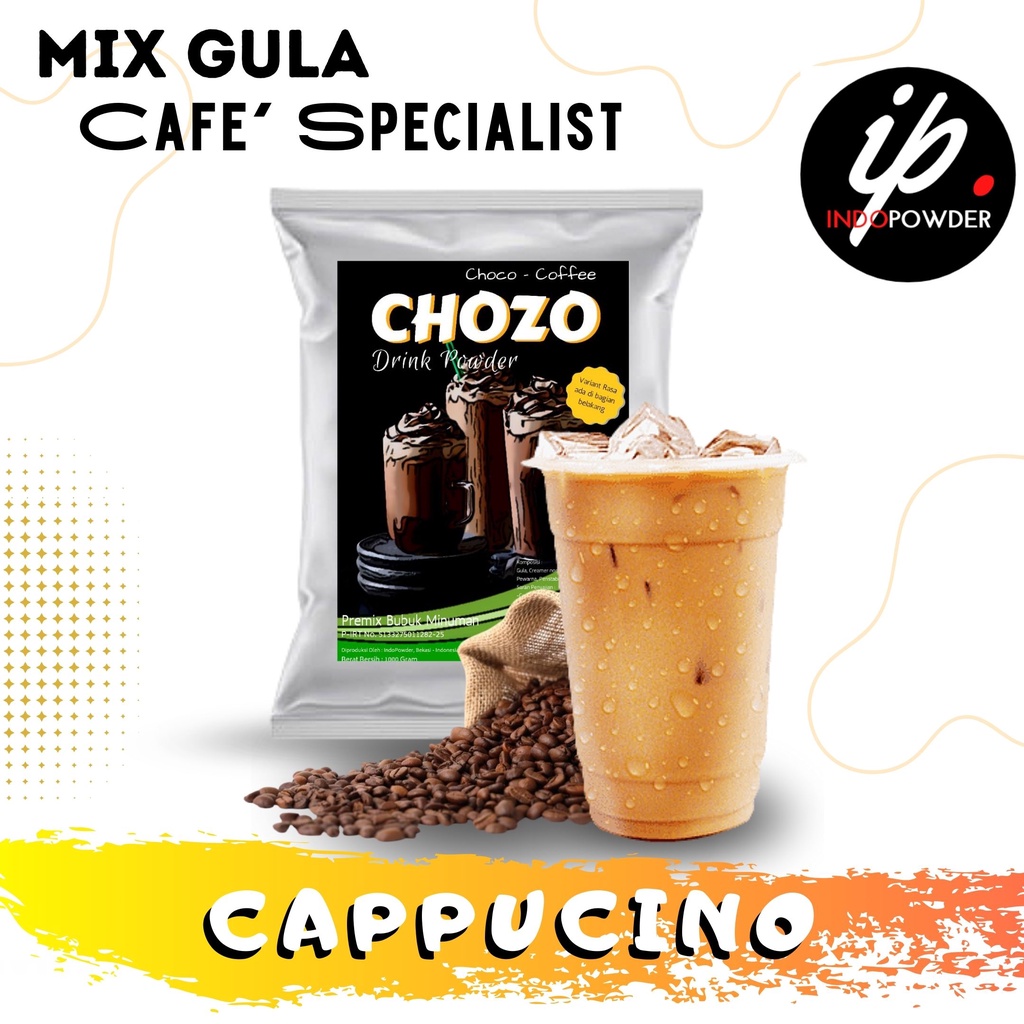 

IP Kendal - Bubuk Minuman Rasa CAPPUCINO 1Kg Untuk Cafe, Resto & Usaha Minuman