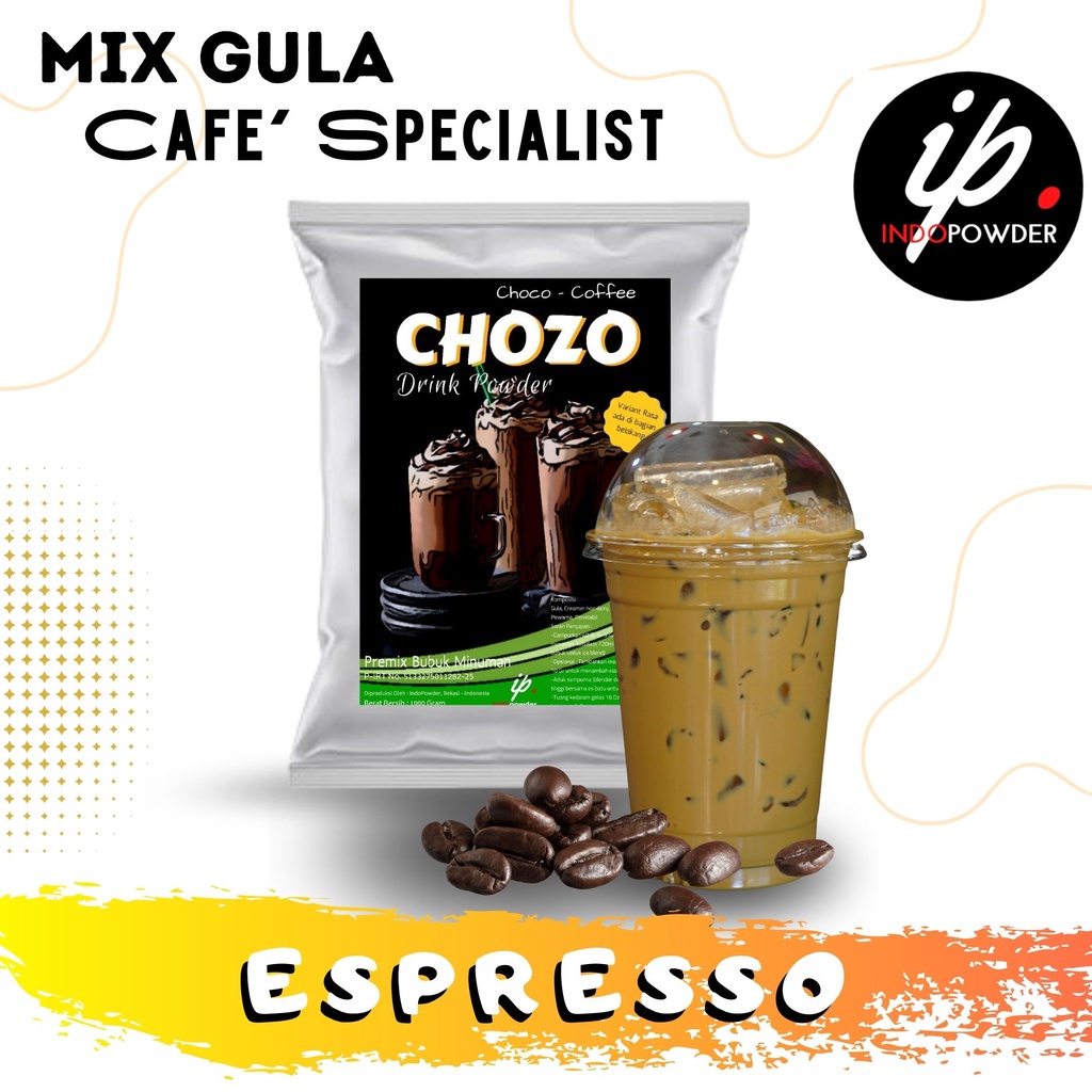 

IP Kendal - Bubuk Minuman Rasa ESPRESSO 1Kg Untuk Cafe, Resto & Usaha Minuman