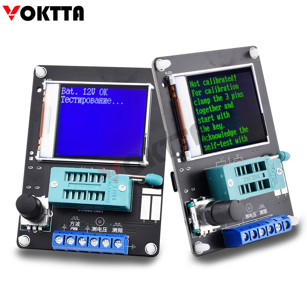 LCD Display GM328A Transistor Diode Tester Capacitance ESR Voltage Frequency Meter PWM Square Wave G