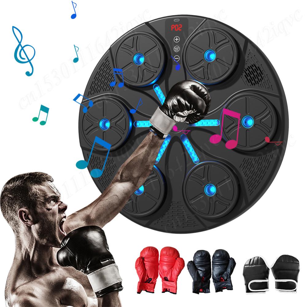 Smart Boxing Fitness Trainer Music Boxing Machine Music Boxing Puncher Type C USB Charging Bluetooth