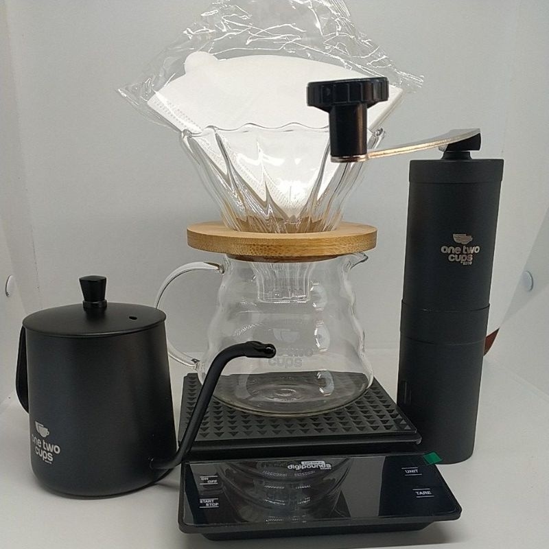 HJK Paket Alat Kopi Manual Brew V60 / Alat Seduh Kopi Manual