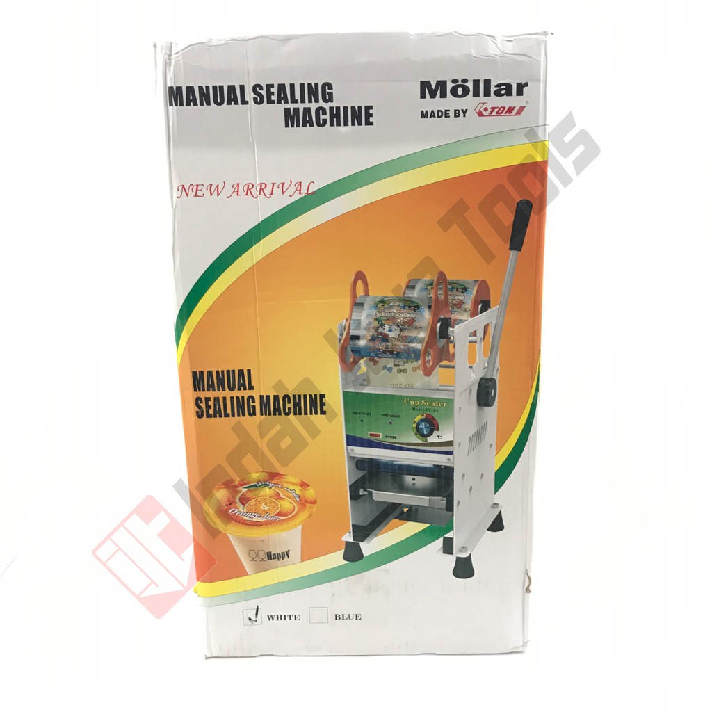 HJK ETON ET-D1 PUTIH Mesin Cup Sealer 12 - 22 Oz - Gelas Tinggi Jumbo Plastik Alat Press