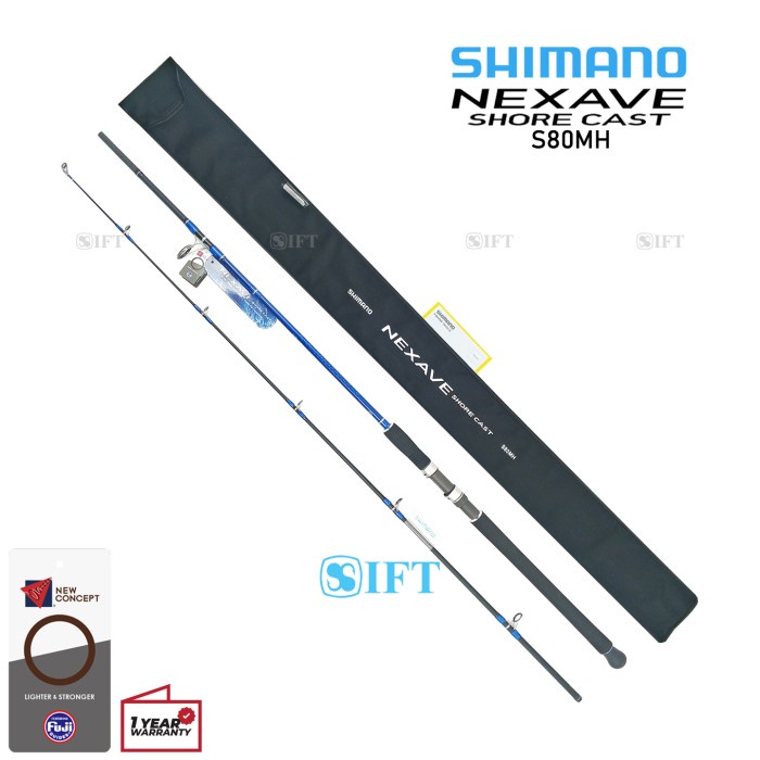 JORAN SHIMANO NEXAVE SHORE CAST FUJI GUIDES & SEAT POPPING