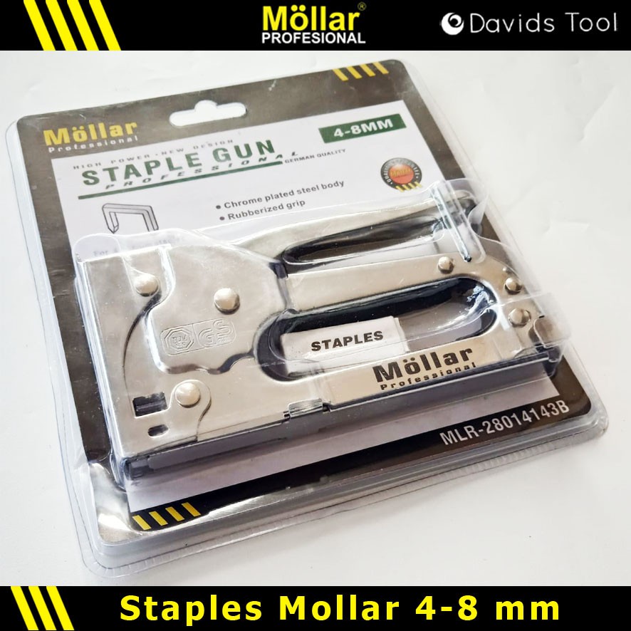

Berkualitas Gun Tacker Staples Setaples Steples Stapler Tembak Mollar 4-8 Mm