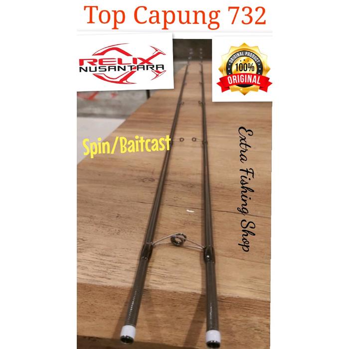 Top Ujung Capung 732 spiderman Spin dan Baitcasting Gratis Packing Pipa Pvc