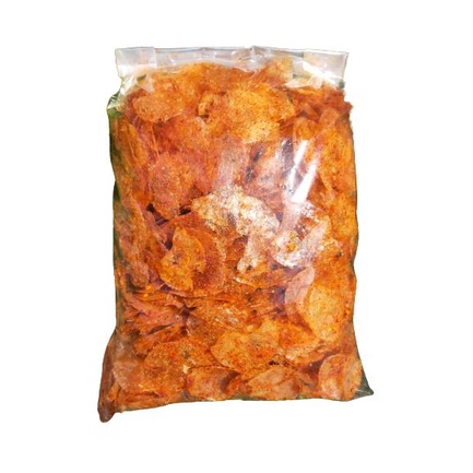 

KERIPIK KACA PEDAS DAUN JERUK 1KG SNACKQUEENNAFISHA PIKCA Food Makanan Camilan