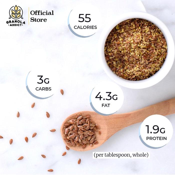 Granola Addict - Brown Flax Seed / Biji Rami 1000G