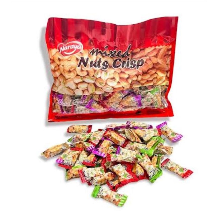 

NARAYA MIXED NUTS CRISP / Kacang Mix Import Crispy Nuts 400g