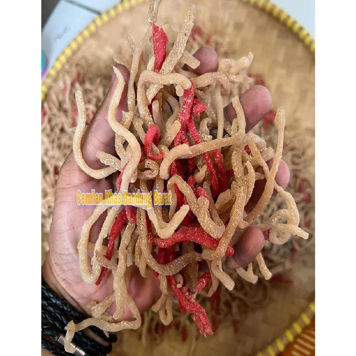 

Babangi Gurilem Merah putih Mentah Kering Untuk Tambahan Toping Seblak Food Snacks Camilan Bahan