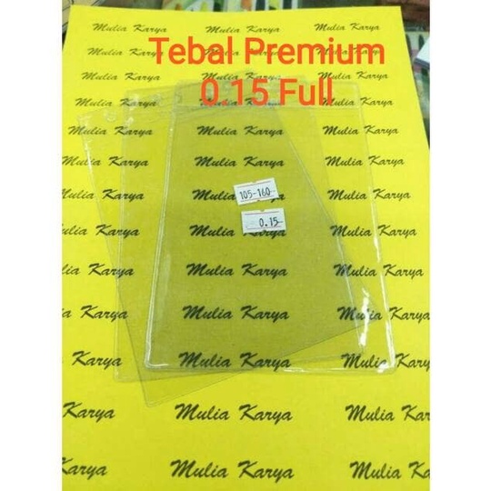 

[tmr] - Plastik Name tag 10.5 x 16 Tebal Premium 0.15 / Mika 0.15
