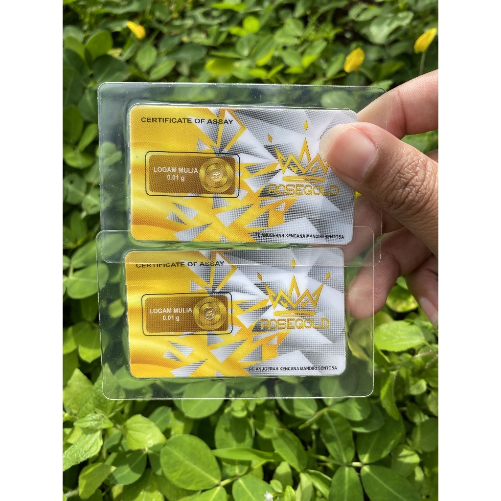 ROSE GOLD 0.01 GRAM LOGAM MULIA EMAS MINI