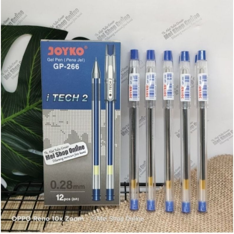 pena hitech joyko 0,28 mm satuan biru