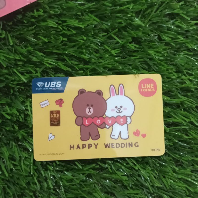 Disney UBS 0.1 LINE Gift Series Card/Kartu, LM