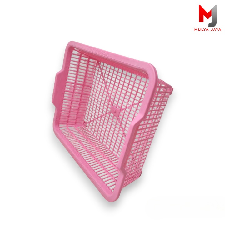 Lusinan (12Pcs) Keranjang Surat Plastik Kecil / Tempat Surat Dokumen Serbaguna Warna
