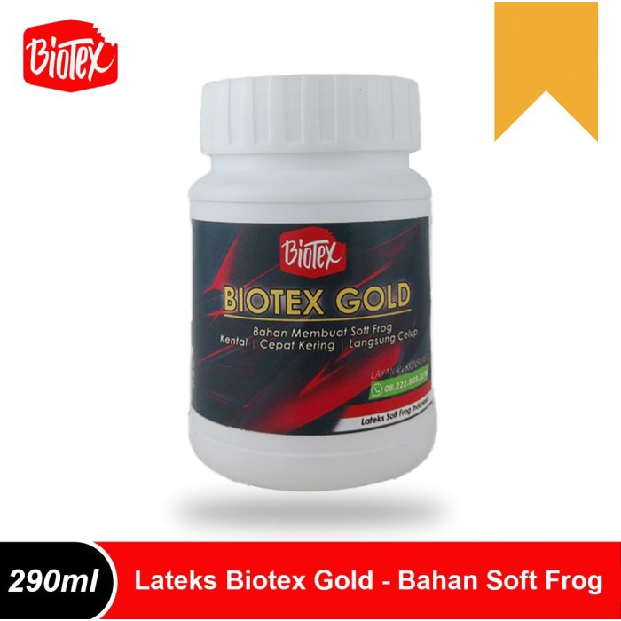 TERBARU Lateks Biotex Gold 290 ml Latex Soft Frog