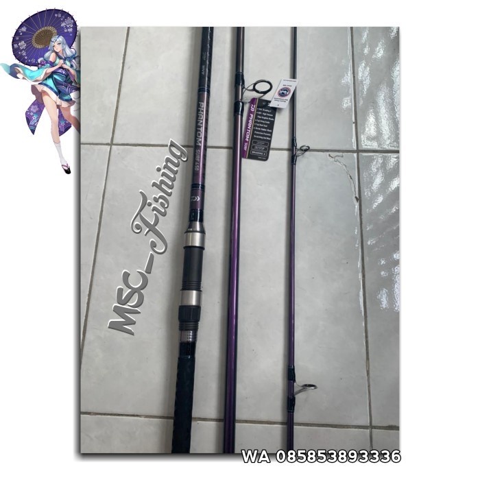 Murah Joran Daiwa Phantom Surf 450 Sambung 3